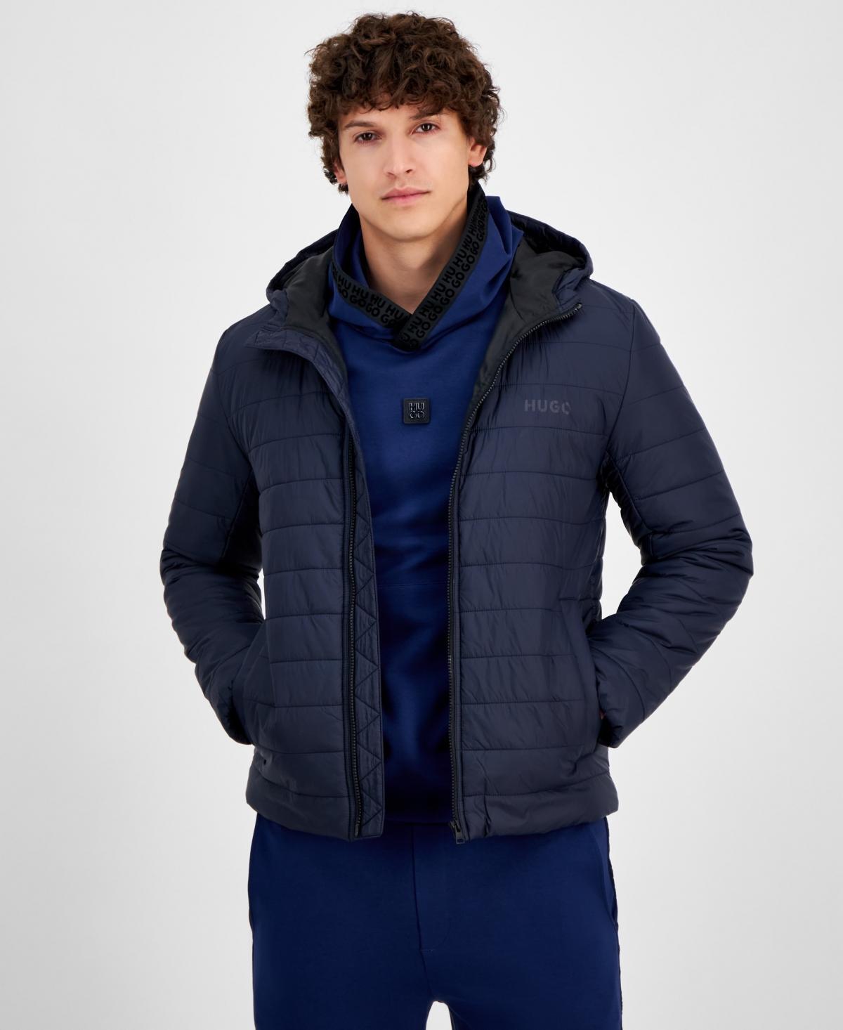 HUGO BOSS Hugo By  Men's Barvi2435 Slim-fit Quilted Full-zip Liner Jacket In Navy Product Image