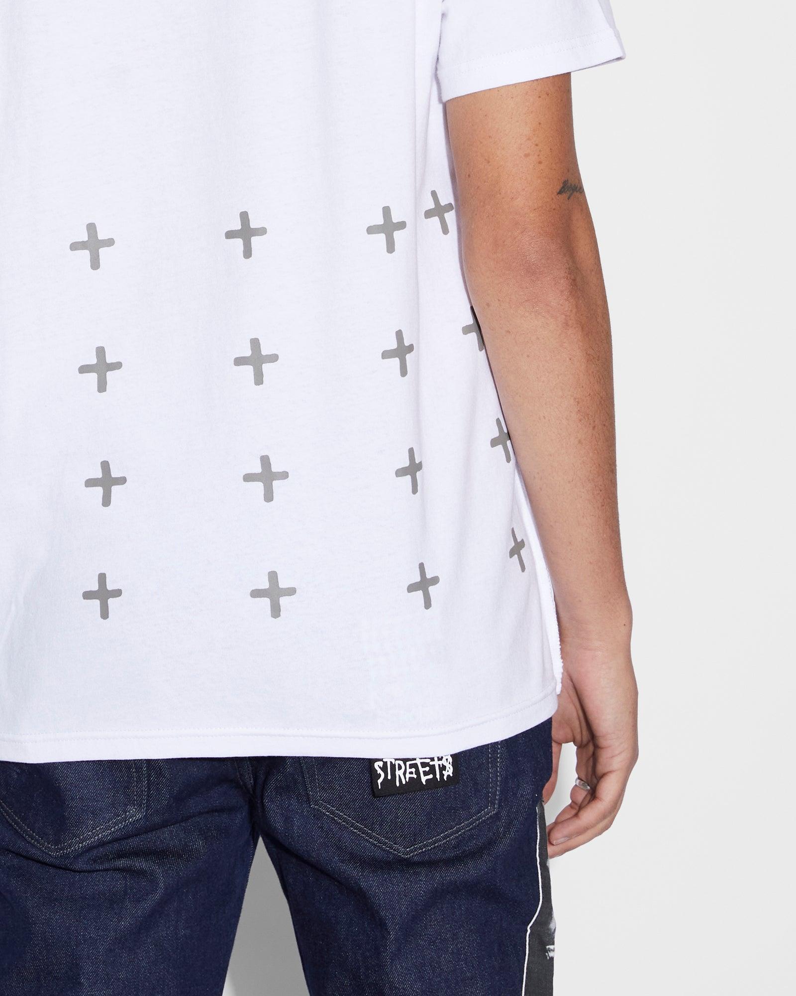 SAINT KASH SS TEE WHITE Male Product Image