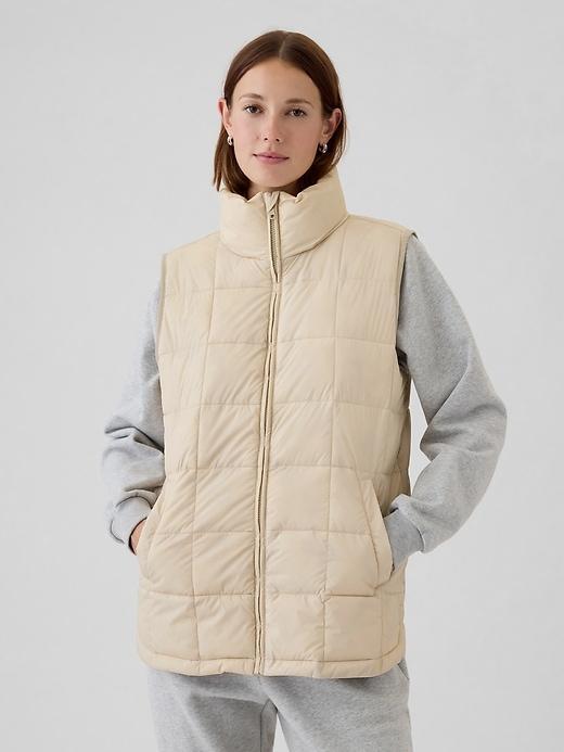 Recycled Lightweight Quilted Puff Vest Product Image