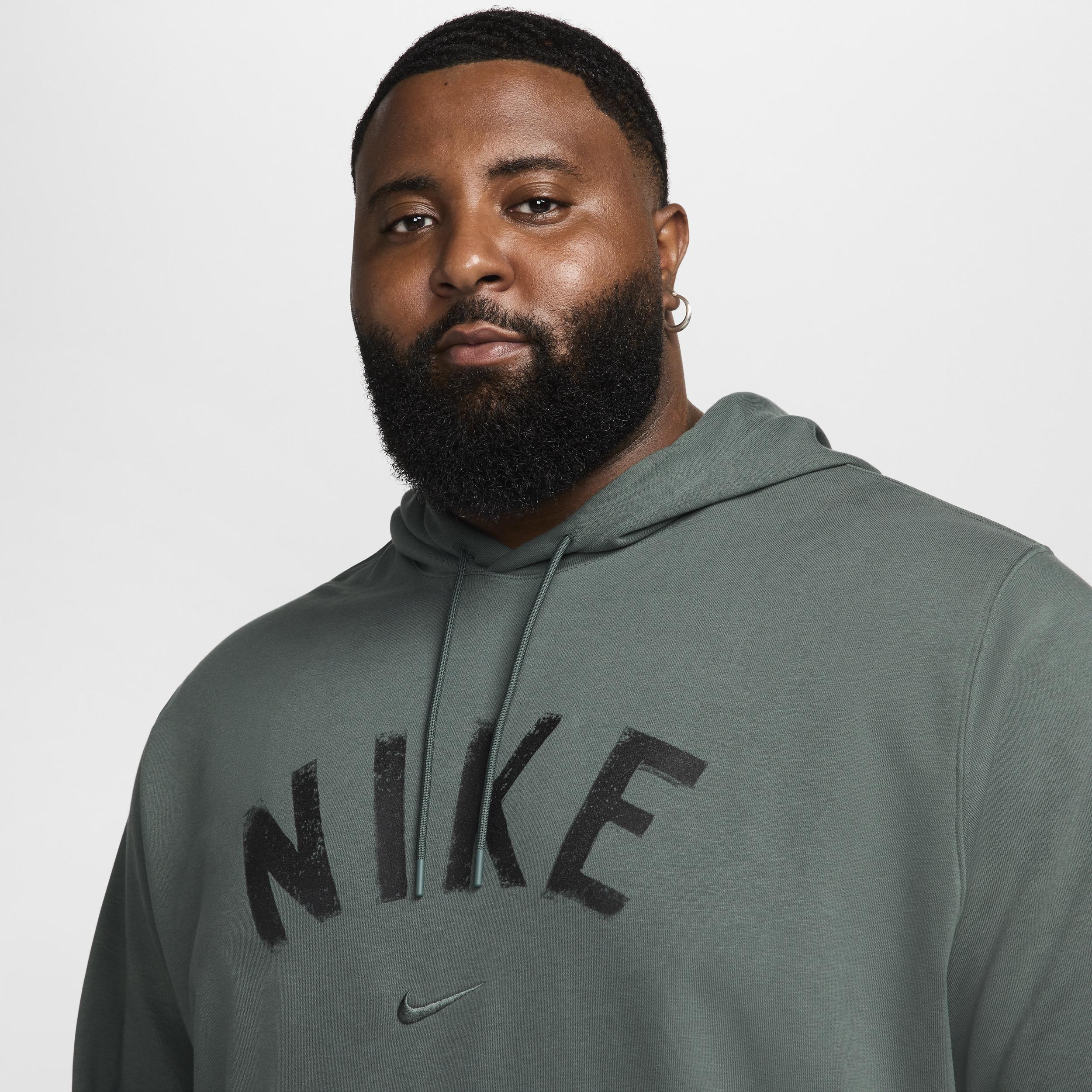 Nike Swoosh Men's Dri-FIT French Terry Pullover Fitness Hoodie Product Image