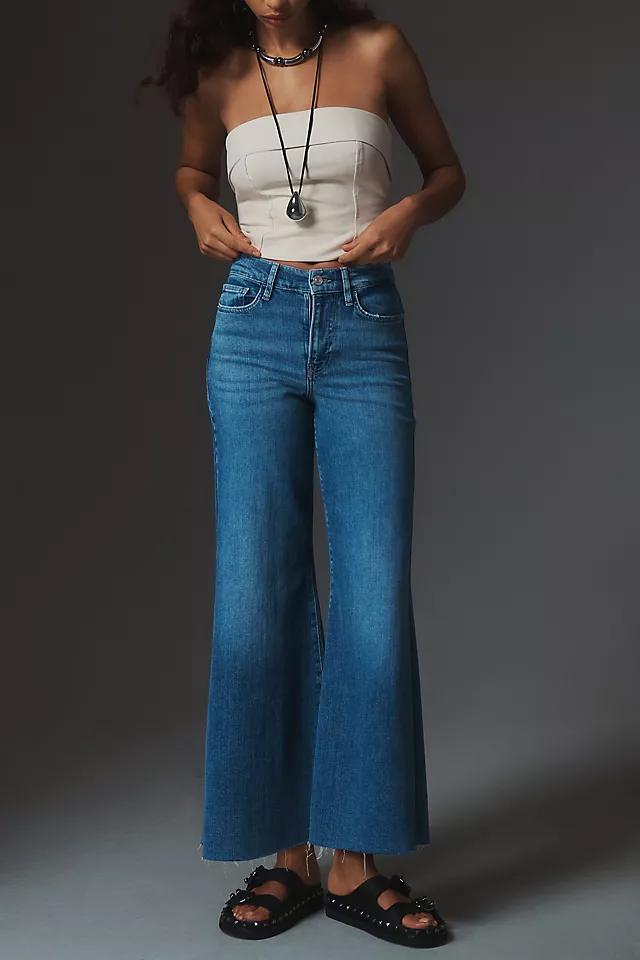 FRAME Le Palazzo Crop High-Rise Wide-Leg Jeans Product Image