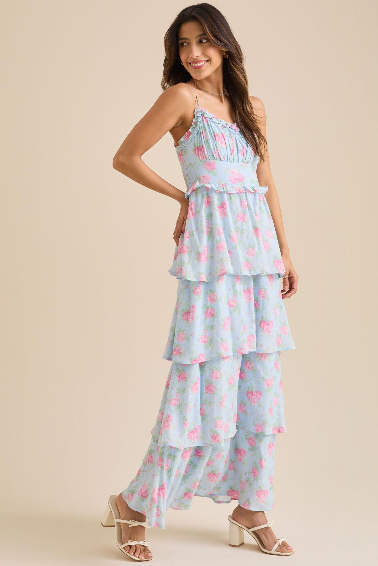 Bridgette Floral Maxi Dress Product Image