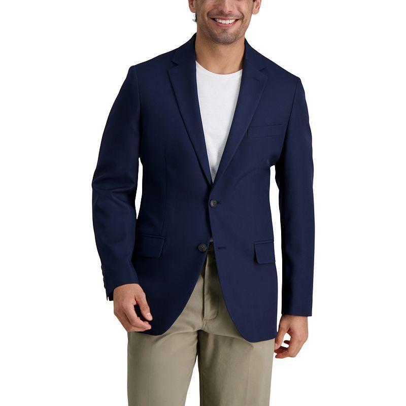 Men's Haggar® Active Series Tailored-Fit Sport Coat, Size: 42 Short, Blue Product Image