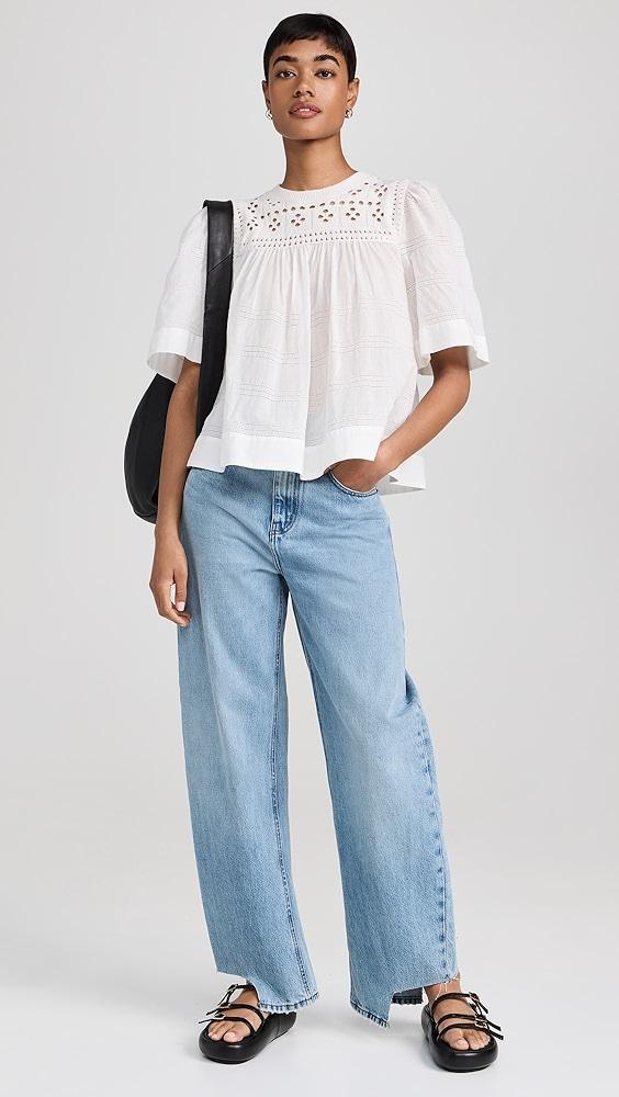 Sea Emile Pointelle Knit Combo Top | Shopbop Product Image