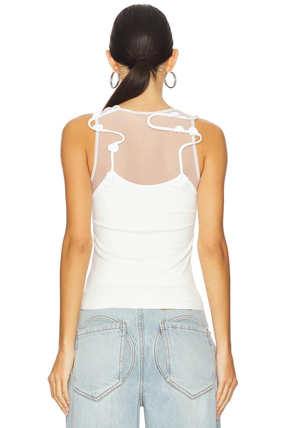 Vine Flowers Tank Top MARRKNULL Product Image