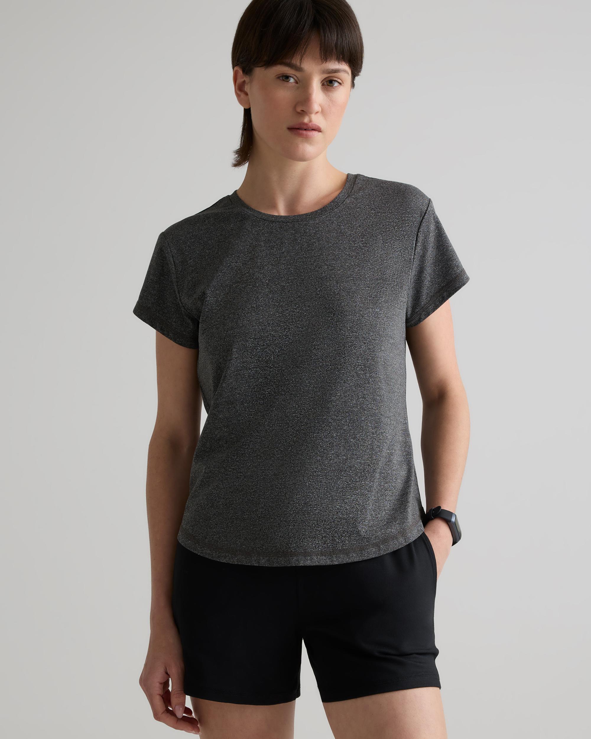Quince | Women's Super Soft Performance T-Shirt Flowknit Activewear, Size XL, 100% Polyester Product Image