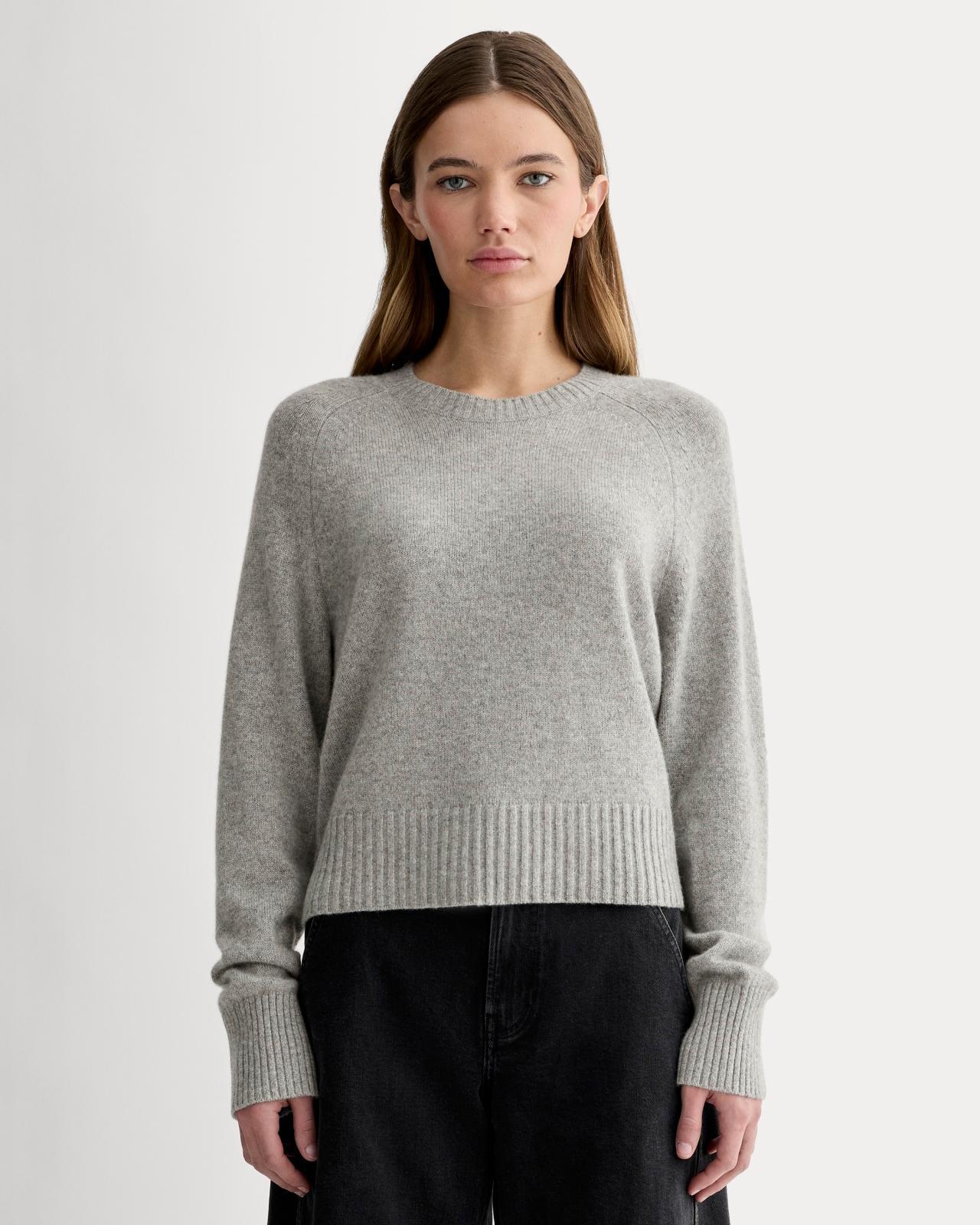 The Boxy Crew in Cashmere Product Image