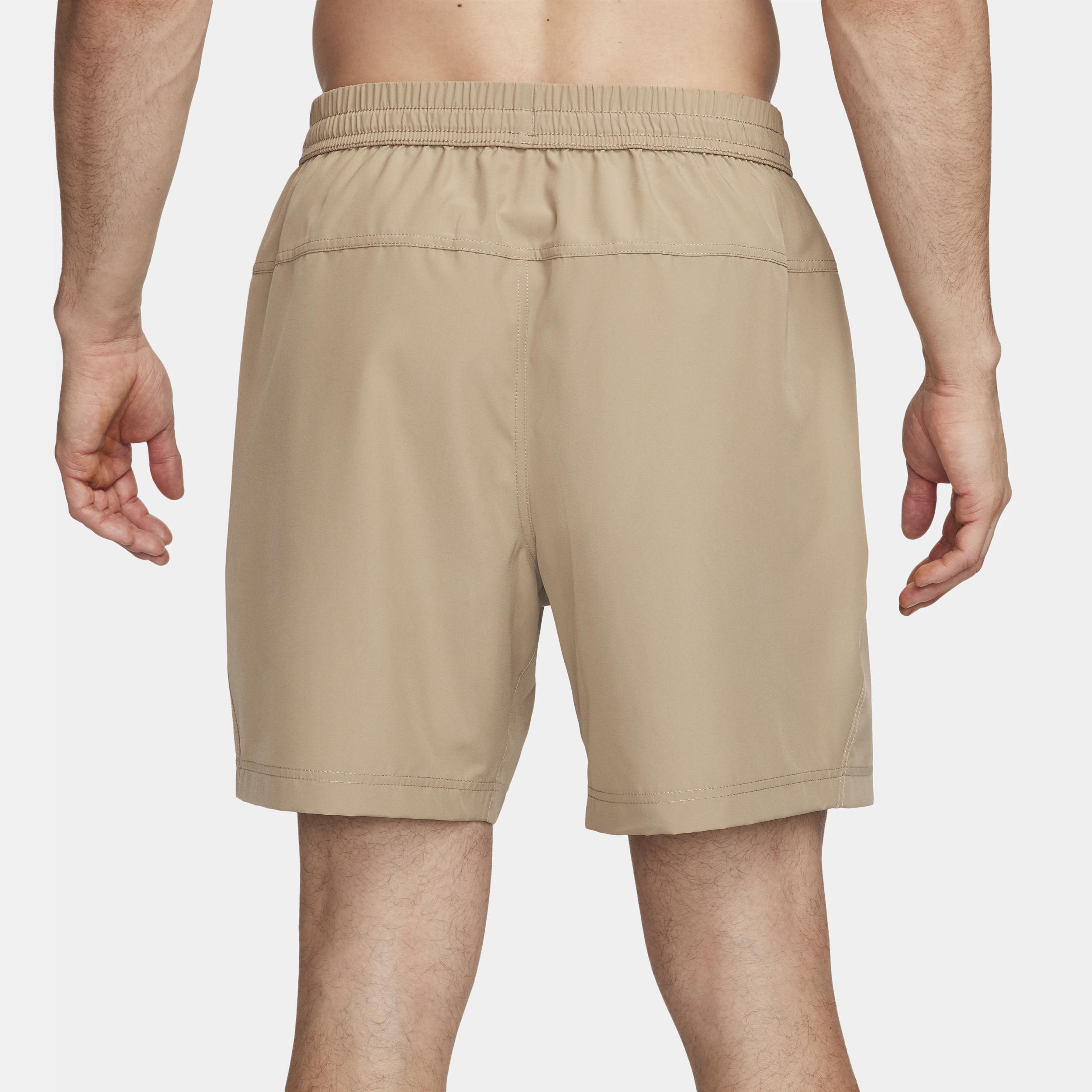 Mens Nike DriFit Form 7-in Unlined Woven Short, Men's, Size: Medium, Green Product Image