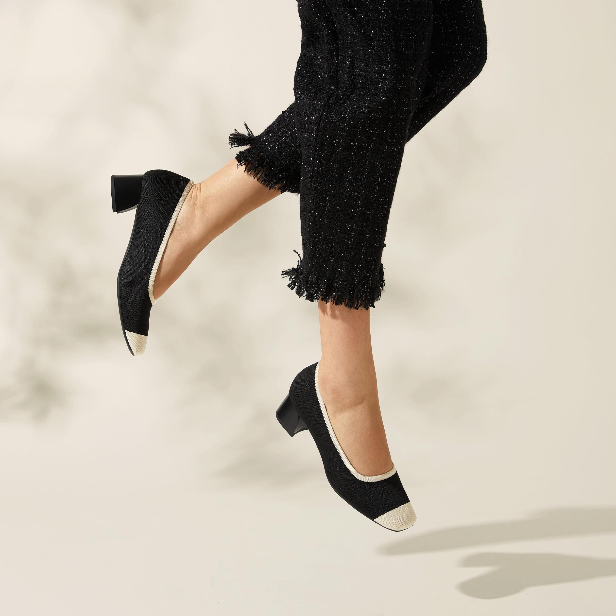 Square-Toe Chunky Heels (Melody Pro) Product Image