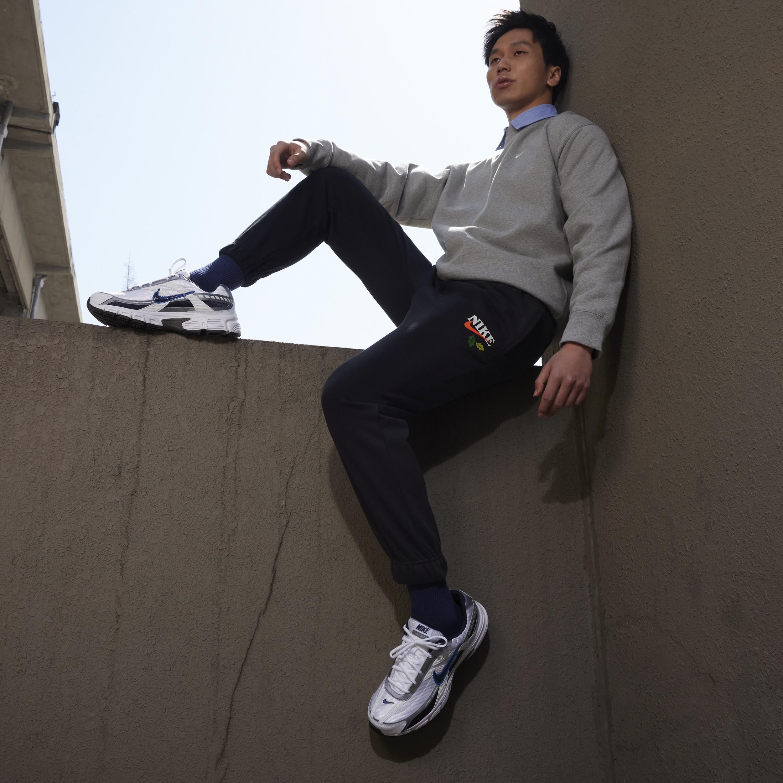 Nike Initiator Mens Running Shoes Grey Silver Black Product Image