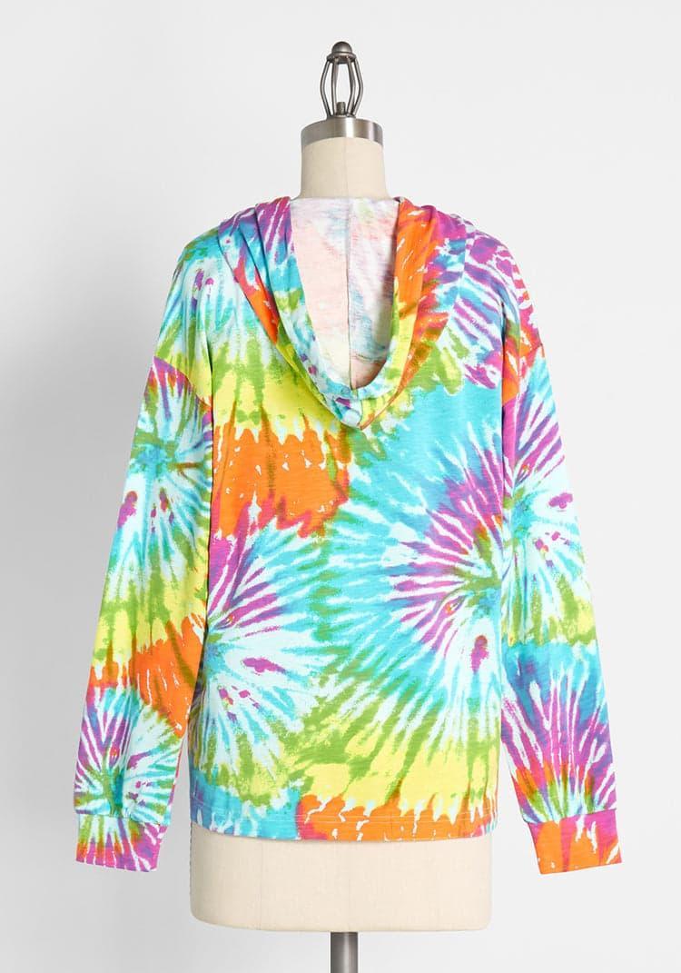 Day Tripping In Tie-Dye Hoodie Product Image