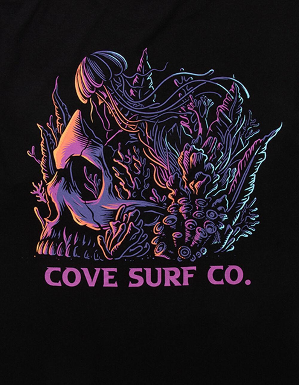 COVE SURF CO. Skull Reef Mens Tee - BLACK Product Image