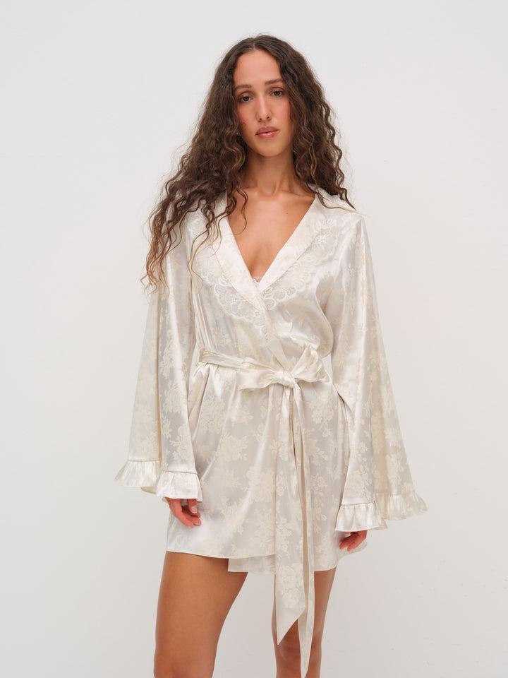 Audrey Robe — White Product Image