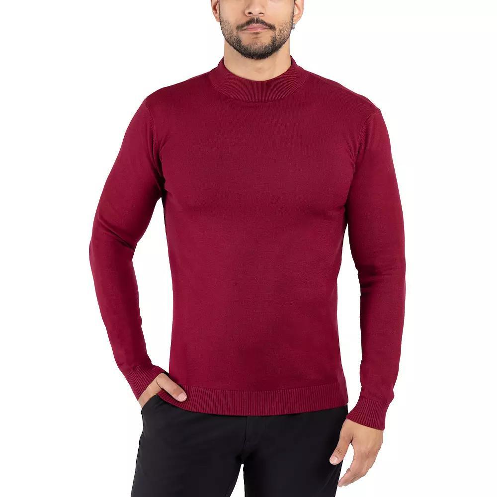 Men's Xray Regular-Fit Mockneck Sweater, Size: 3XL, Brown Product Image
