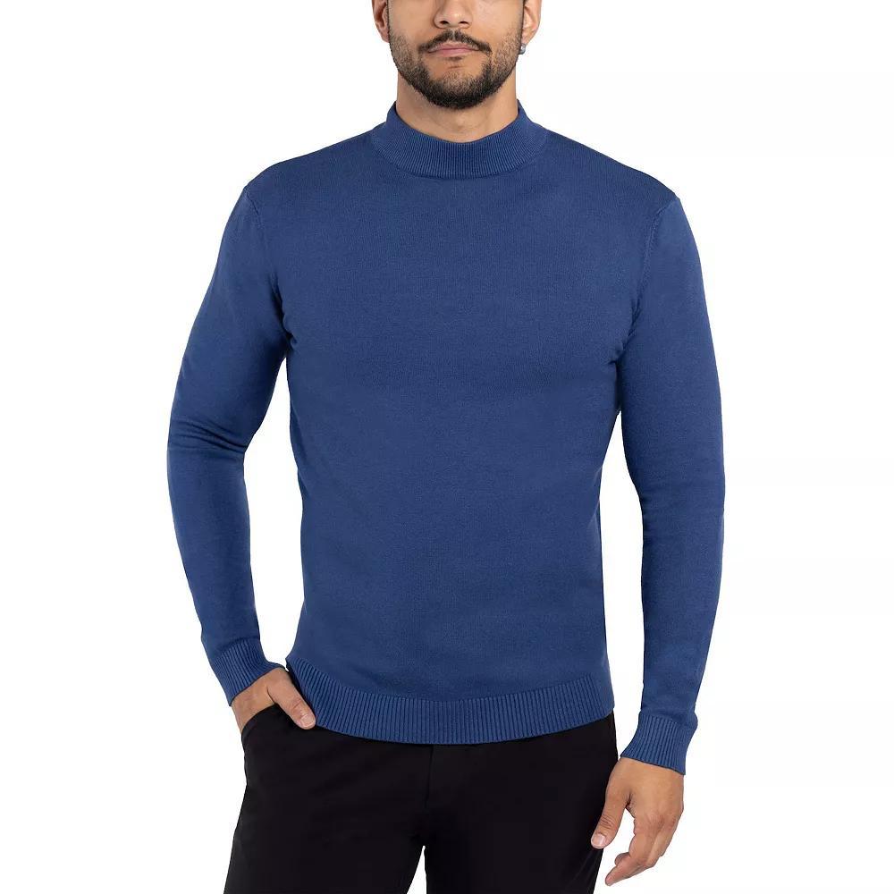Men's Xray Regular-Fit Mockneck Sweater, Size: 3XL, Brown Product Image