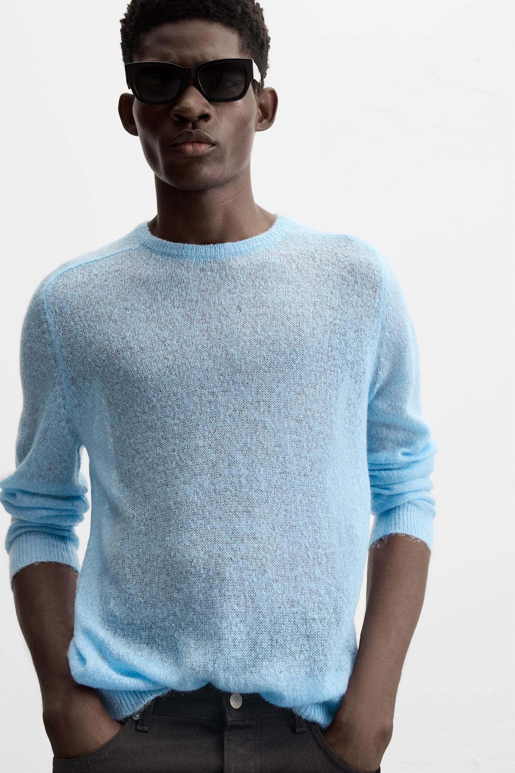 LIGHTWEIGHT STRUCTURED SWEATER Product Image