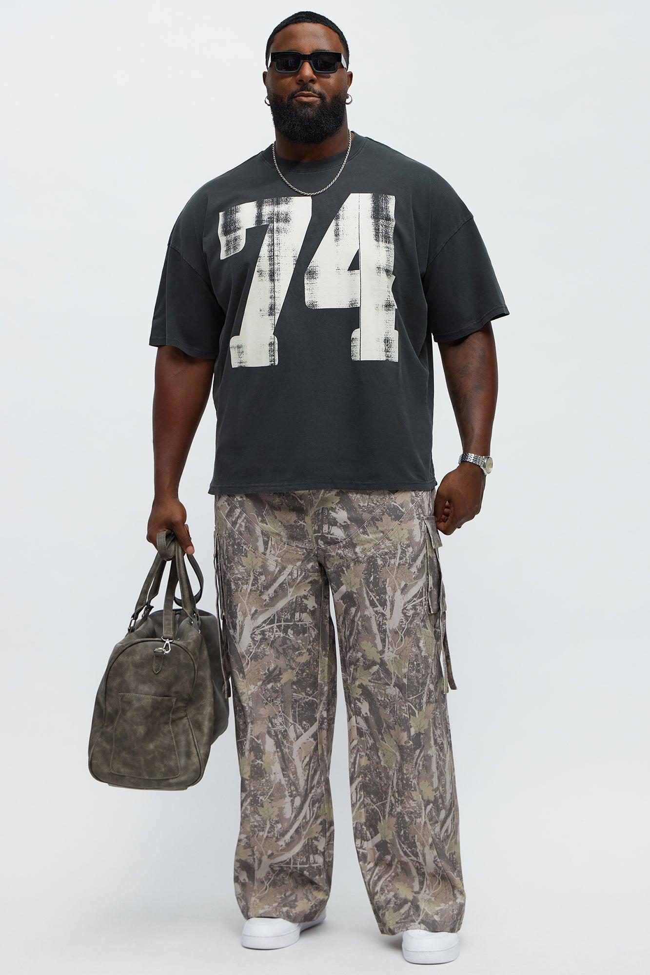 Big 74 Oversized Short Sleeve Tee - Black Wash Product Image