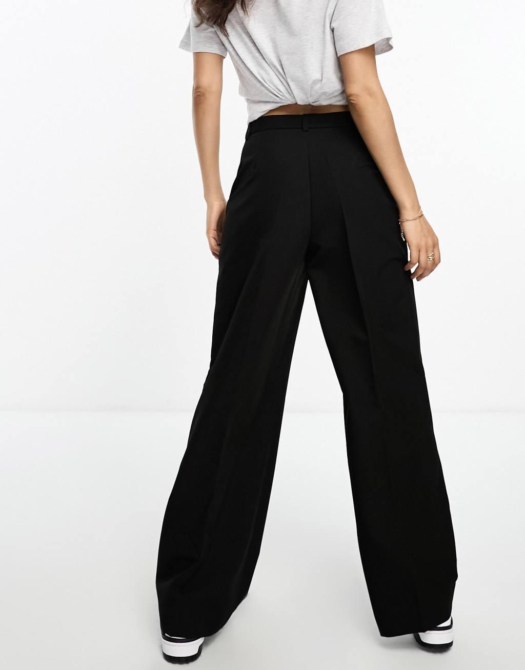 Stradivarius Petite tailored straight pants Product Image