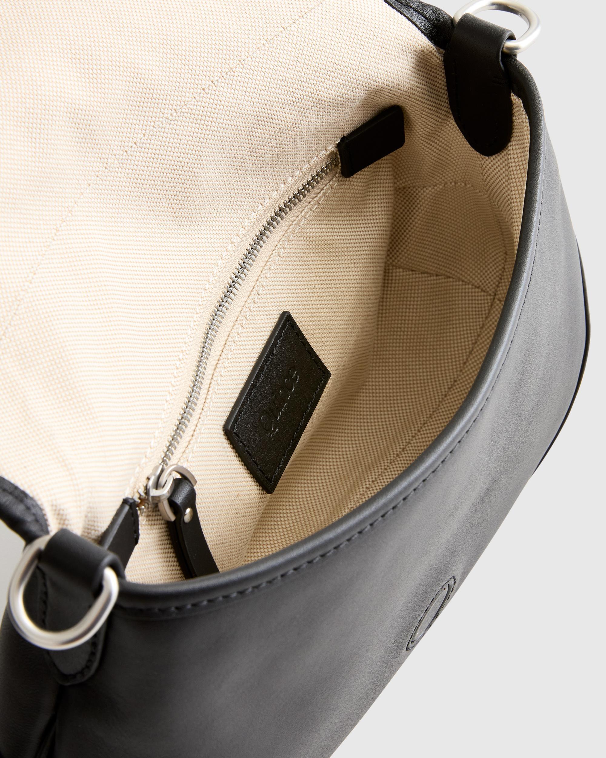 Quince | Women's Italian Leather Buckle Detail Shoulder Bag Product Image
