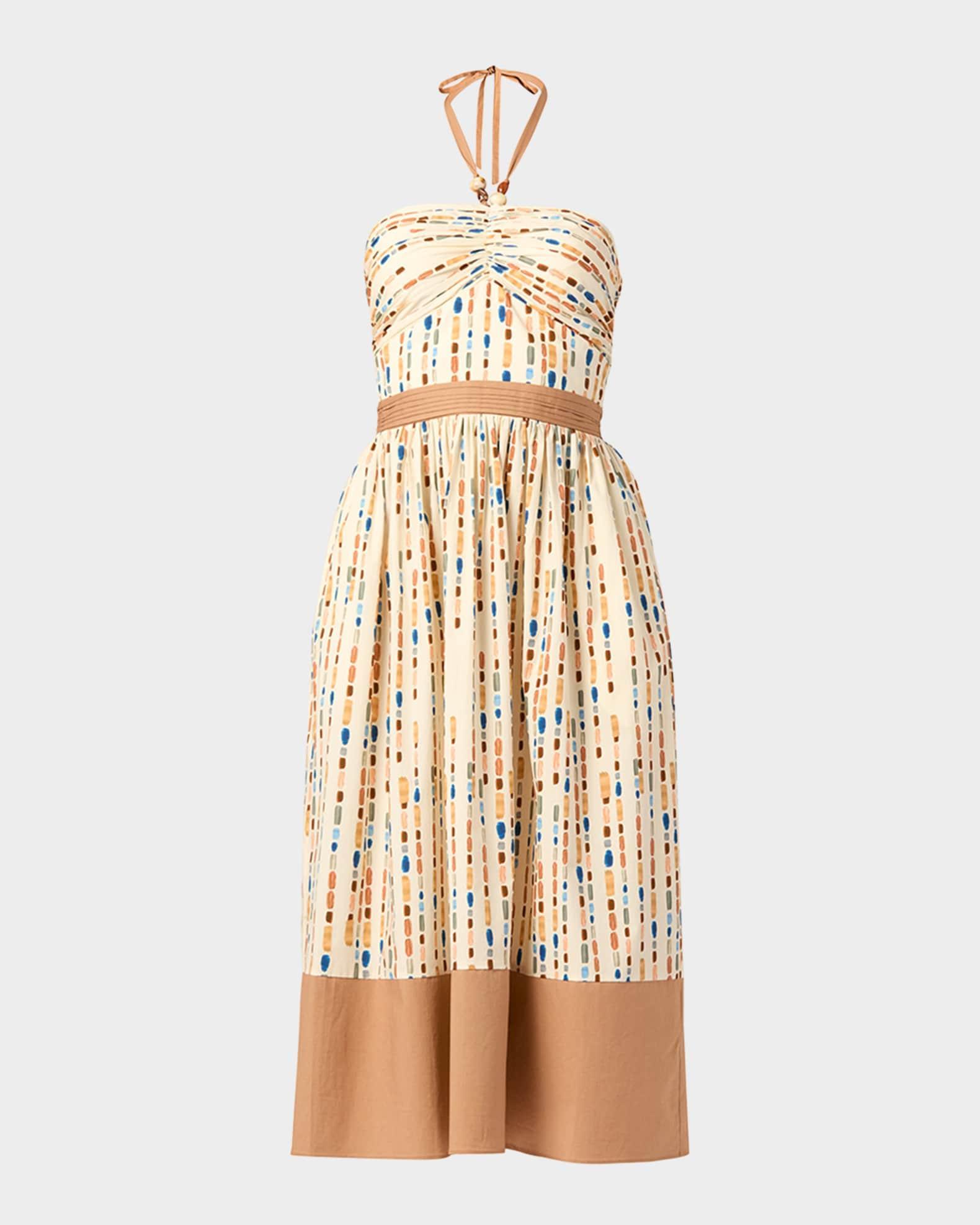 Serene Strapless A-Line Midi Dress Product Image