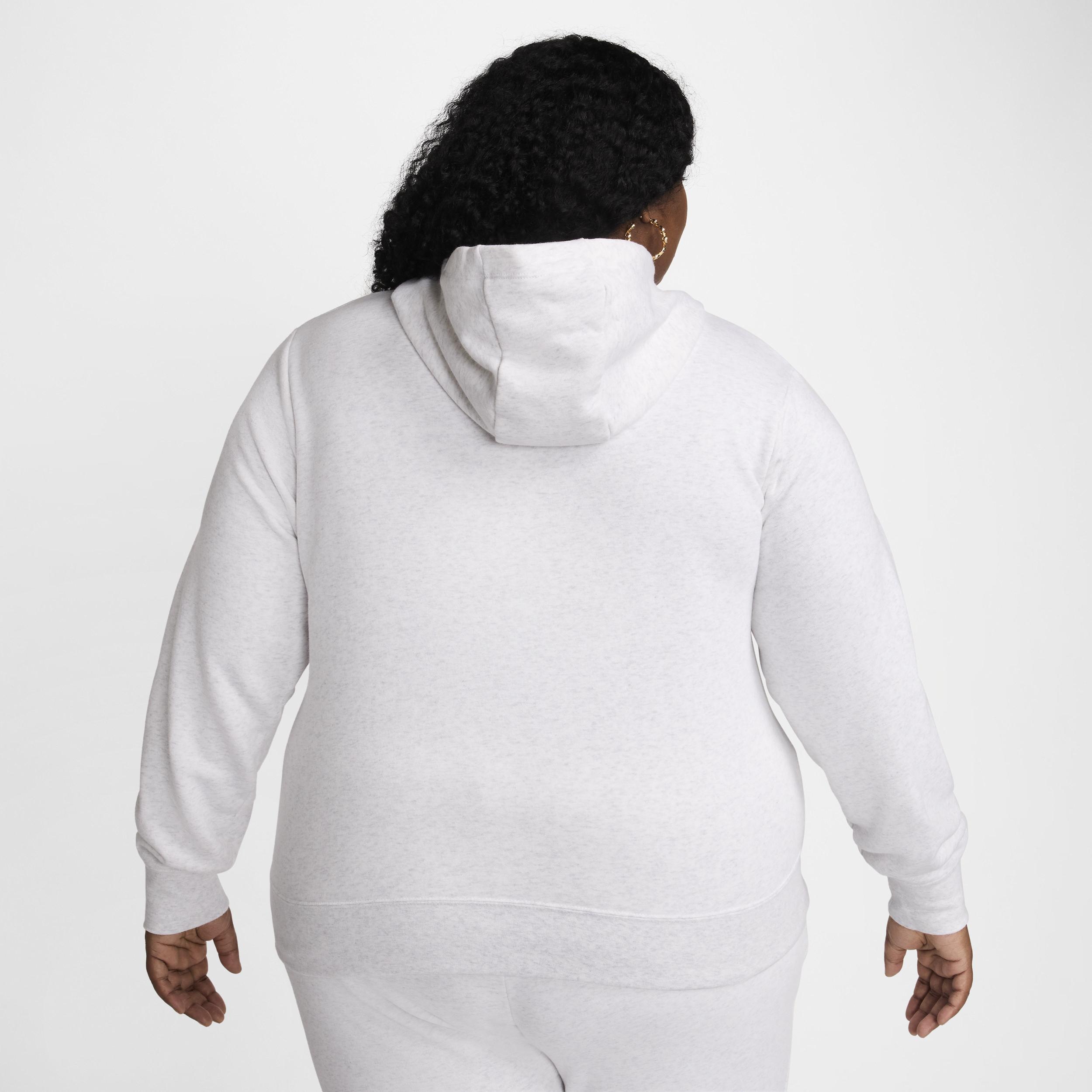 Plus Size Nike Sportswear Club Fleece Hoodie, Women's, Size: 2XL, Birch Grey Product Image