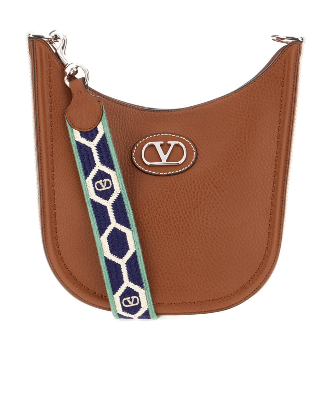 VALENTINO GARAVANI Vlogo Shoulder Bag In Brown Product Image
