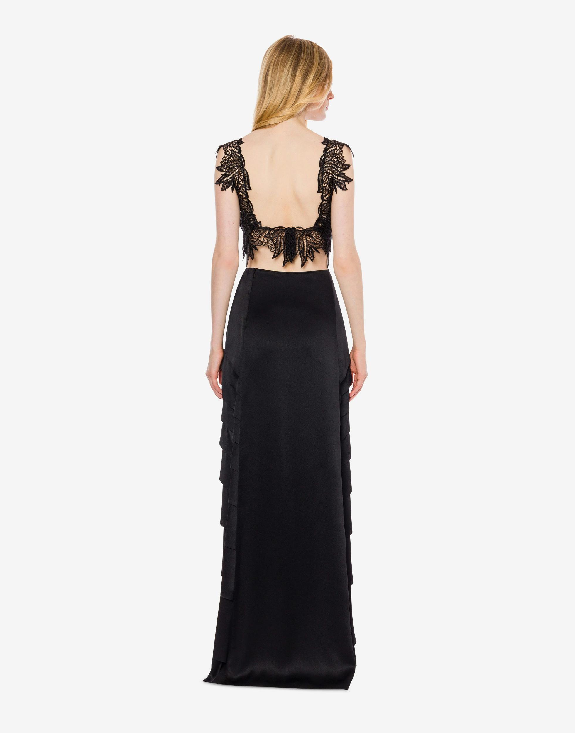 Long satin skirt Product Image