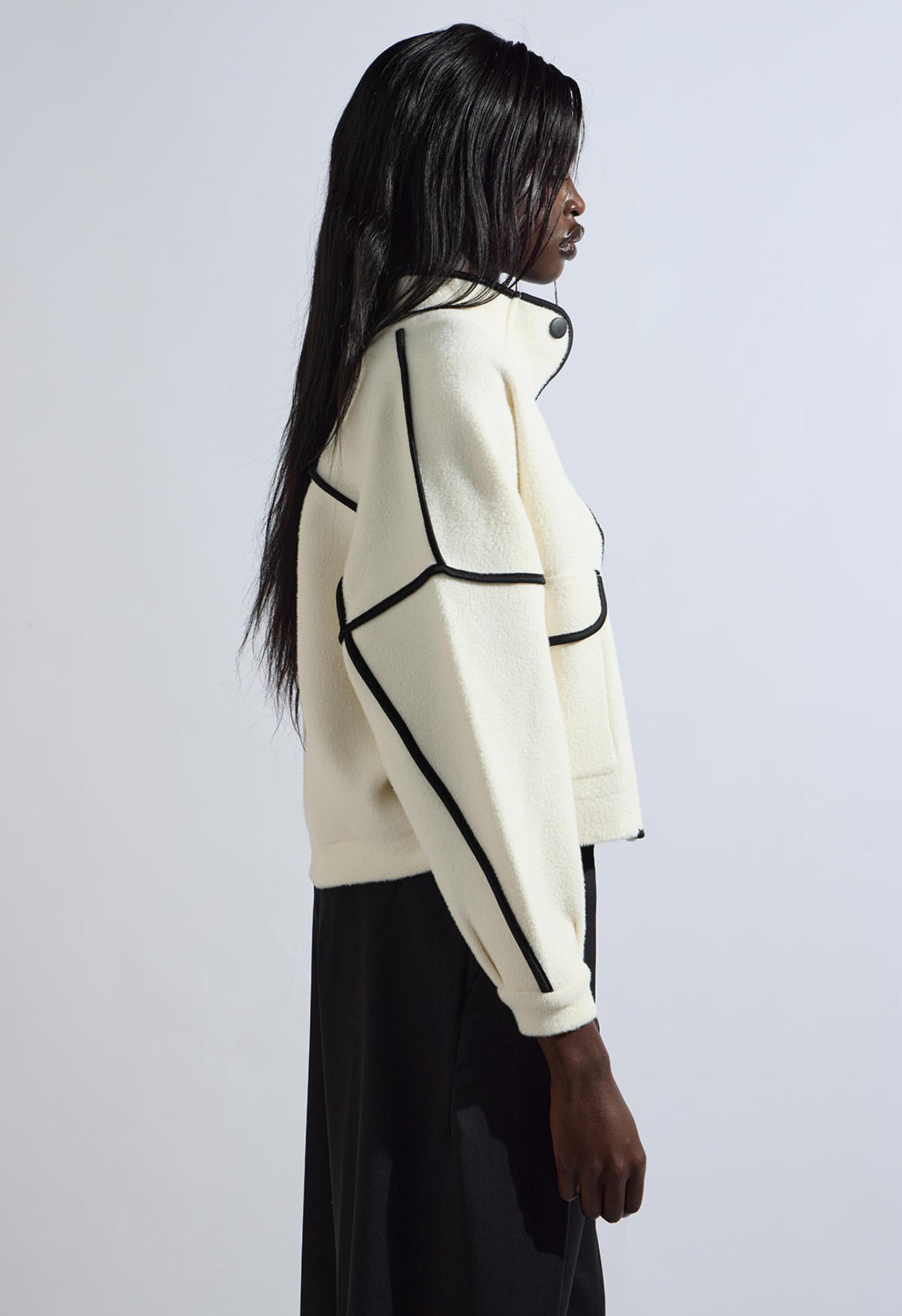 Cardi Jacket in White Product Image