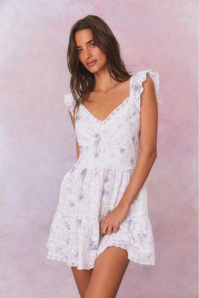 Finny Floral Mini Dress Product Image