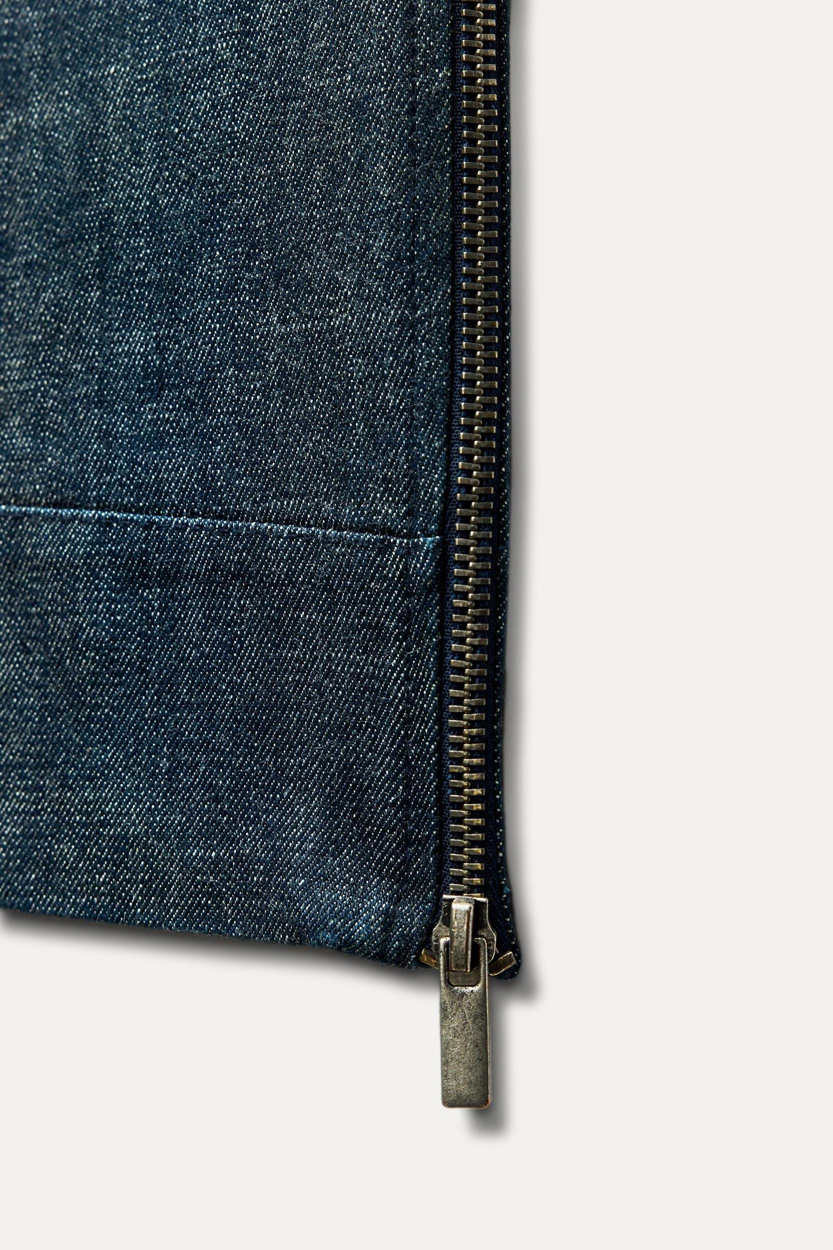 DENIM TOP ZW COLLECTION Product Image