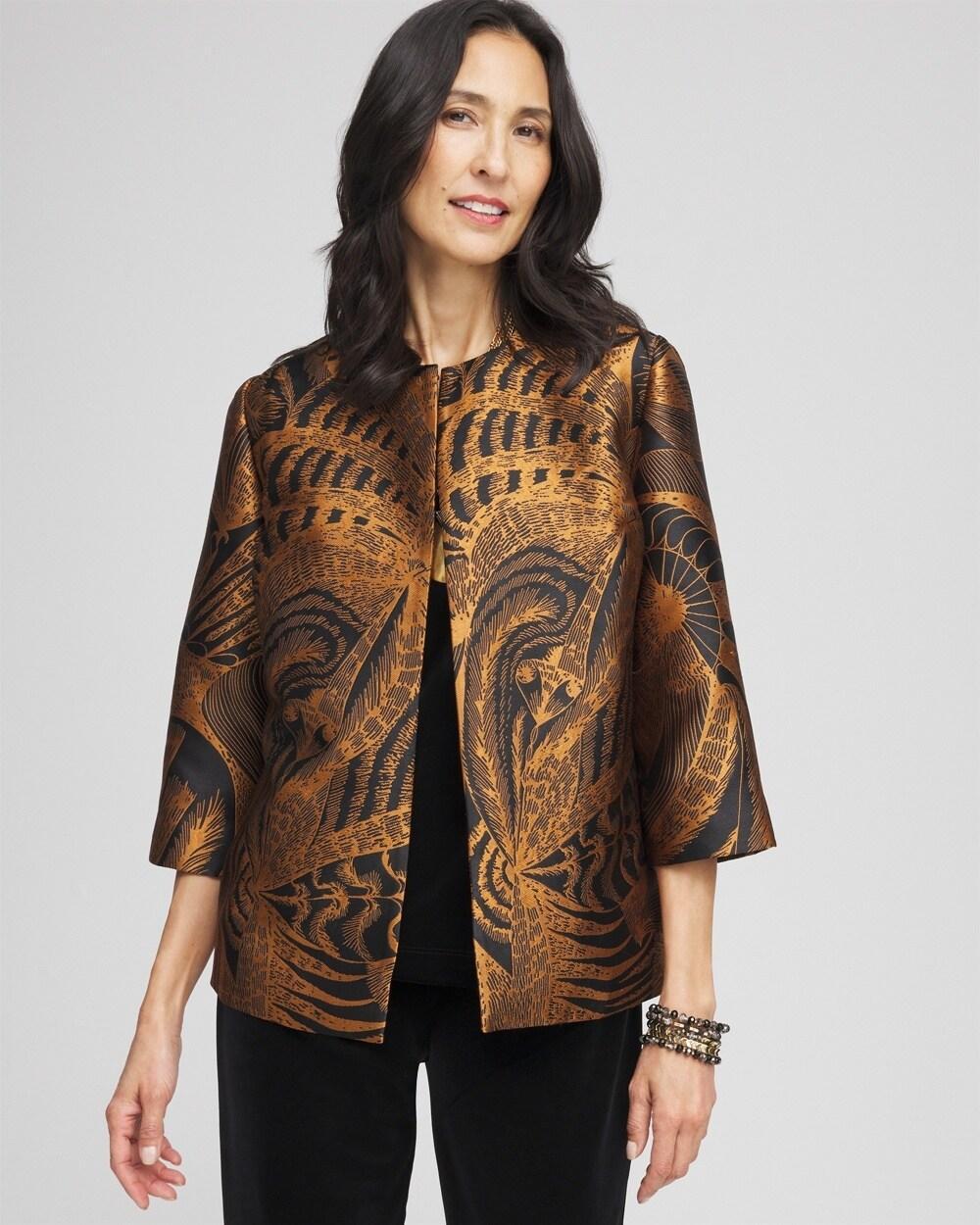 Travelers™ Collection Floral Jacquard Jacket Product Image