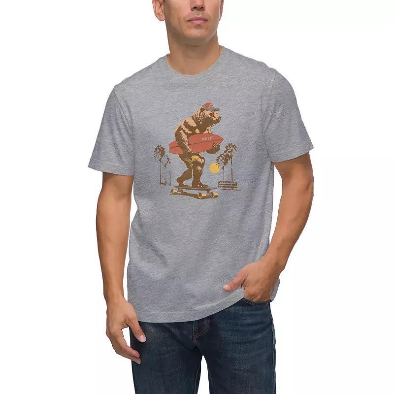 Mens REEF Bearrel Rider Graphic Tee Ivory Product Image