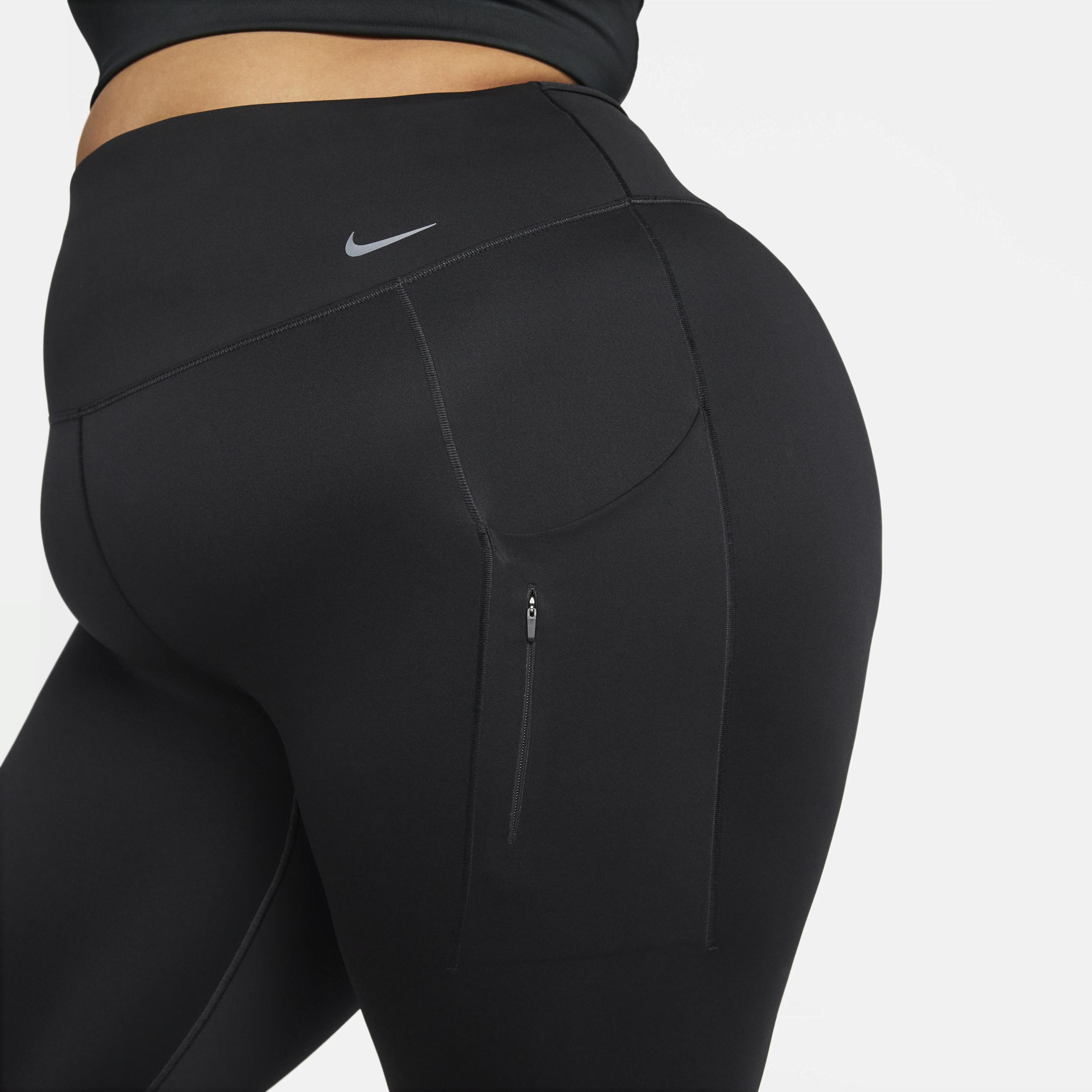 Nike Women's Go Firm-Support High-Waisted 7/8 Leggings with Pockets (Plus Size) Product Image