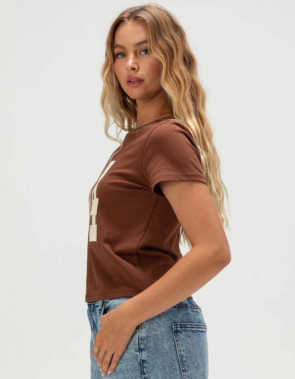 RSQ Womens 14 Baby Tee - BROWN Product Image