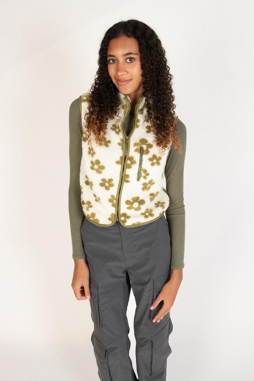 Daisy Fleece Zip Up Vest Product Image