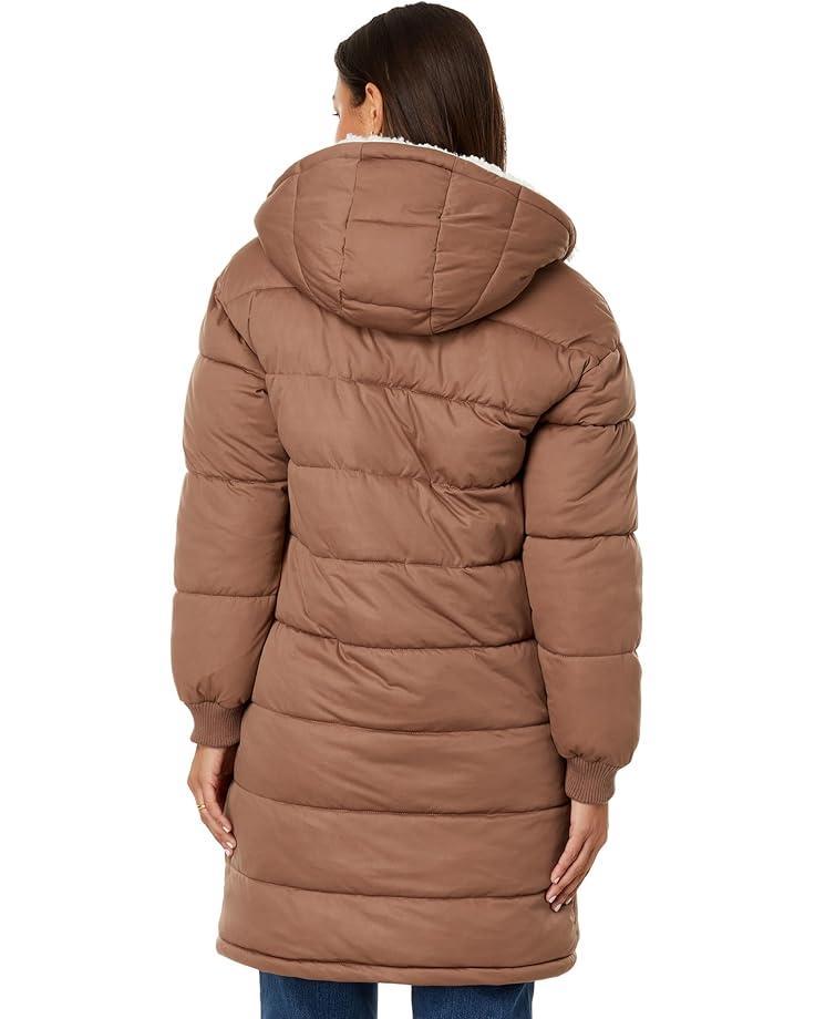 Zip Front Down Coat w/ Dramatic Oversized Hood Product Image