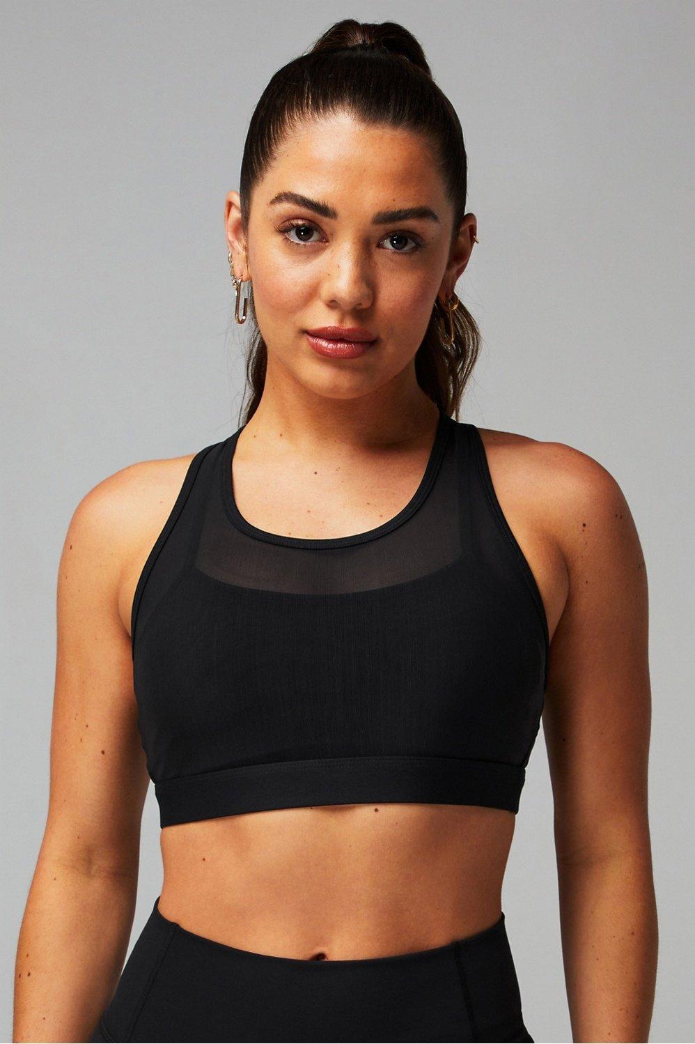Fabletics Faye High Impact Sports Bra Womens black Size XXS Product Image