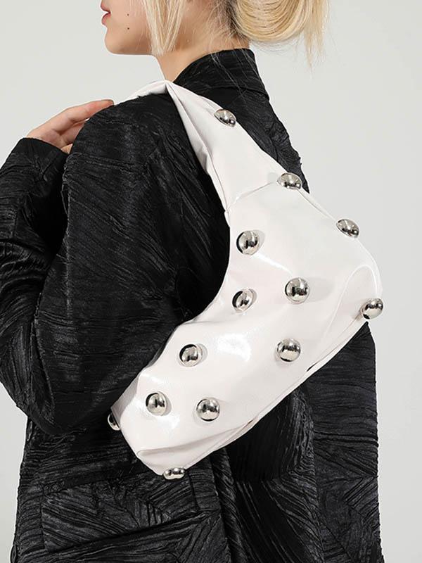 Geometric Rivet Handbags Shoulder Bags Product Image