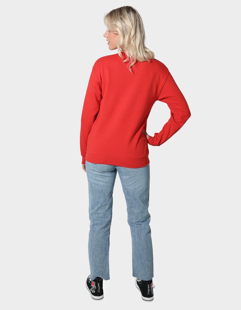SAN DIEGO STATE UNIVERSITY Aztecs Womens Crewneck Fleece - RED Product Image