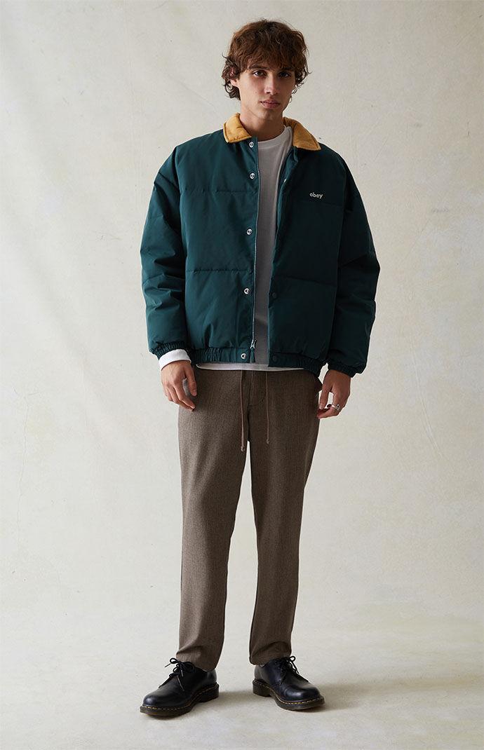 Men's Wool Slim Trousers Product Image