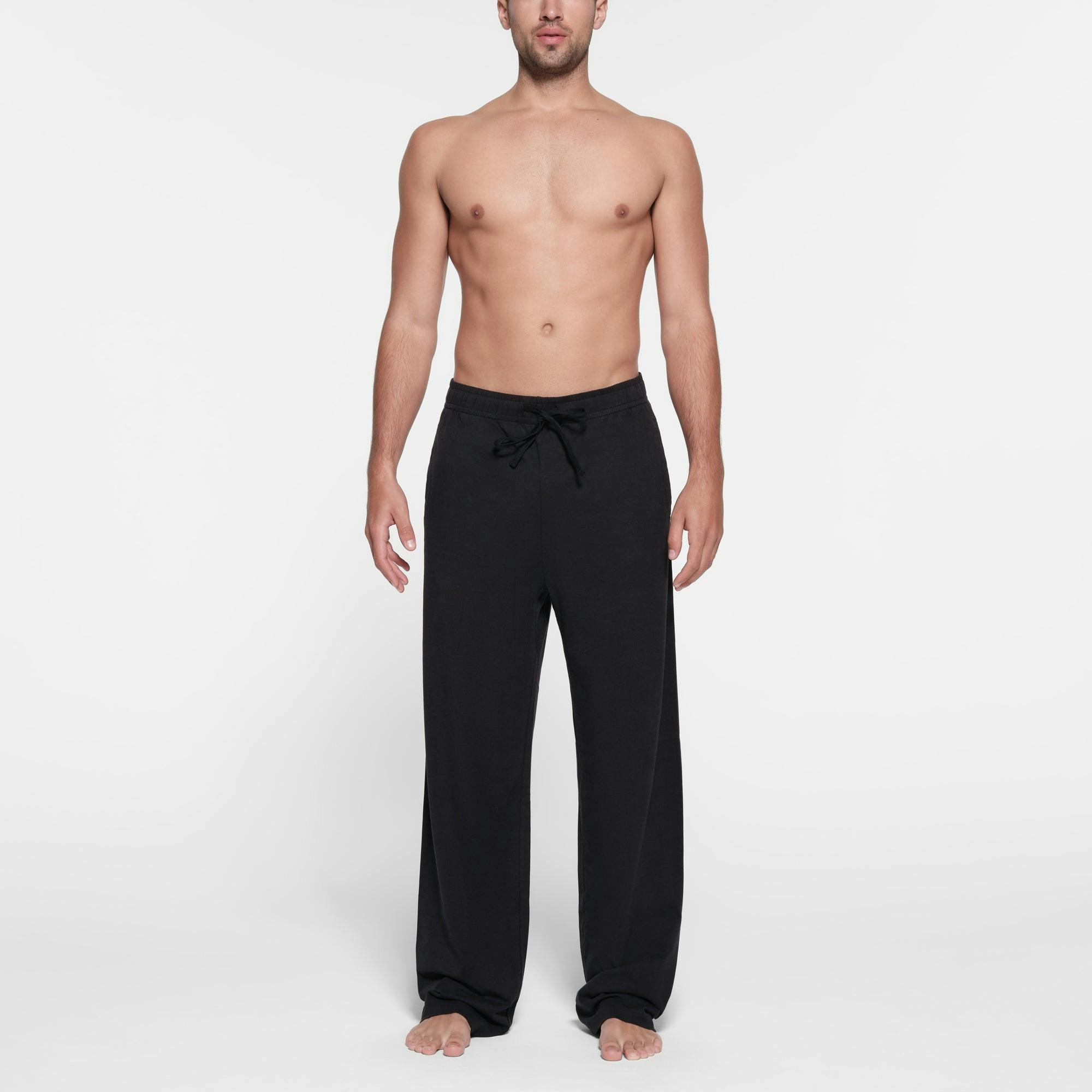 JERSEY LOUNGE MENS RELAXED STRAIGHT LEG PANT | OBSIDIAN Product Image