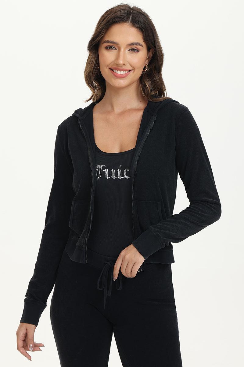 Big Bling Towel Terry Zip Hoodie Product Image