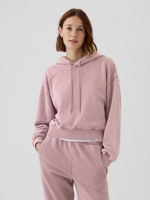 VintageSoft Cropped Hoodie Product Image