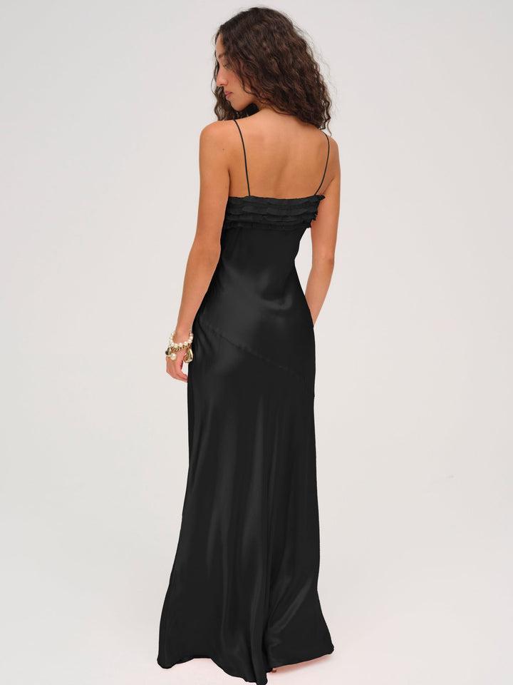 Natalie Maxi Dress — Black Product Image