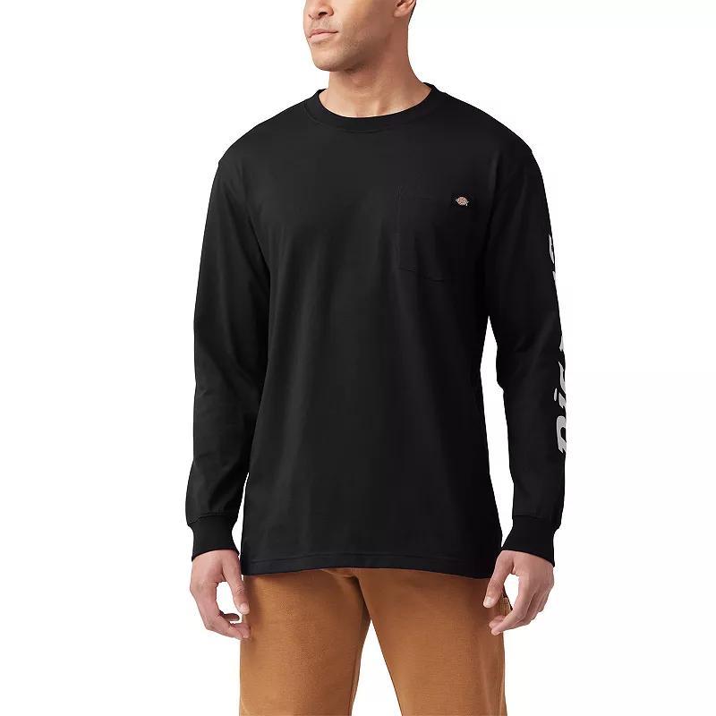 Big & Tall Dickies Wordmark Graphic Long Sleeve Tee, Mens Product Image