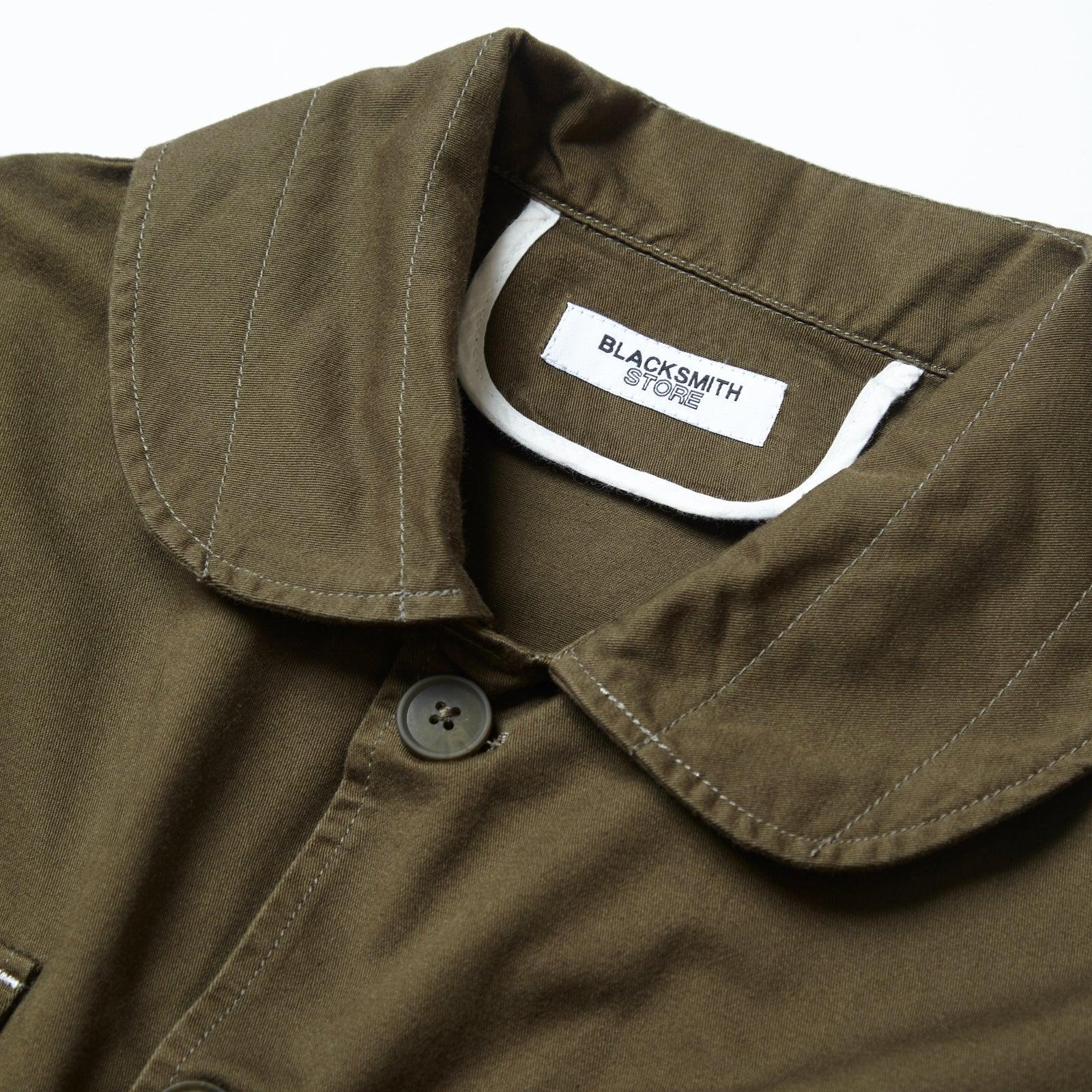 Blacksmith - Shawl Collar Work Jacket - Moss Product Image