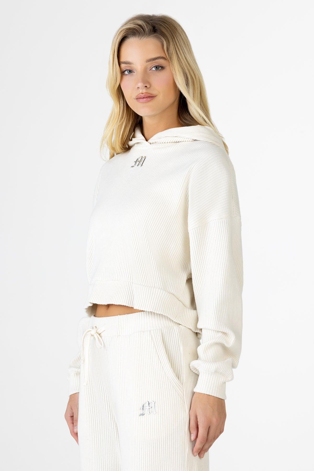 Nara Ribbed Hoodie Product Image