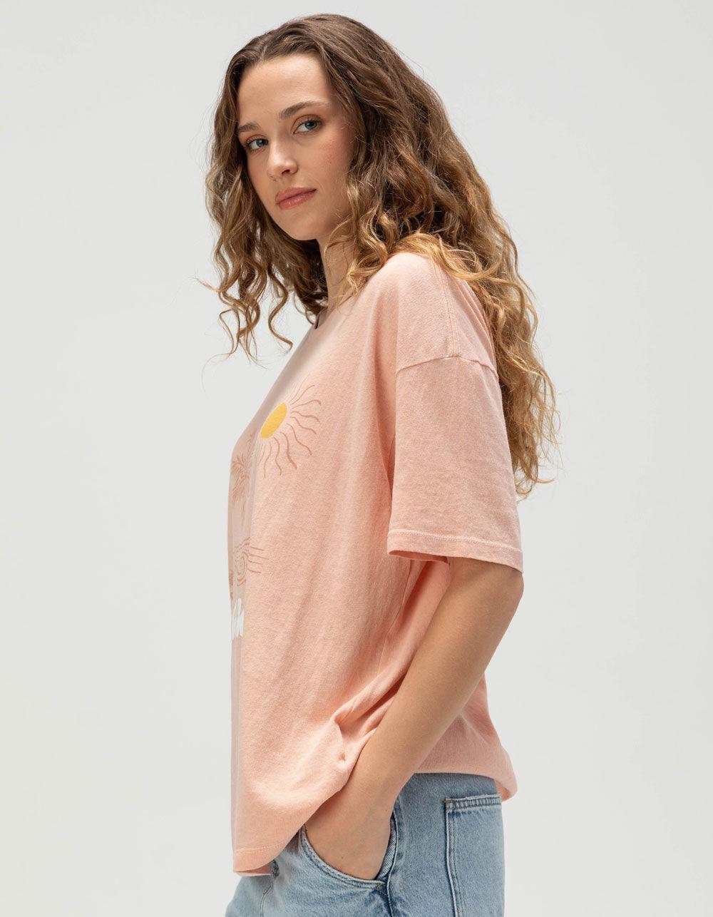 ROXY Paraiso Womens Boyfriend Tee - BLUSH Product Image