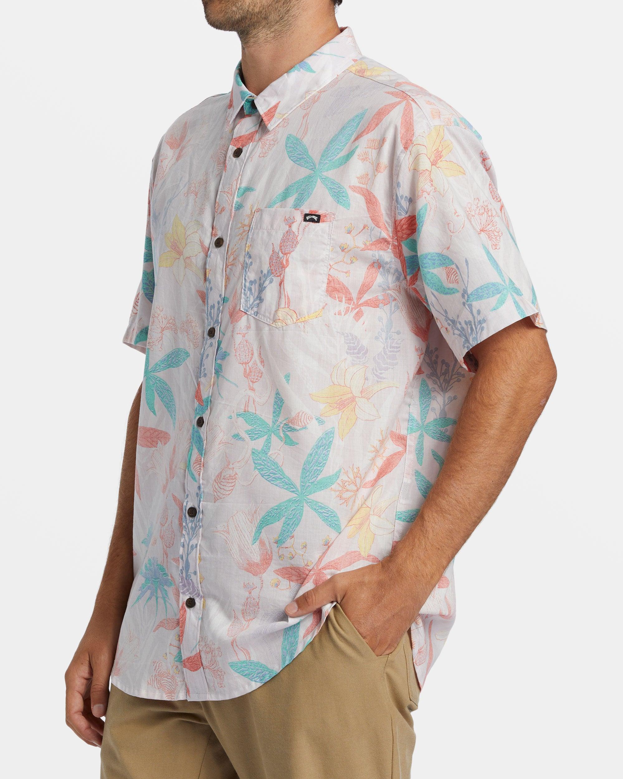 Sundays Short Sleeve Shirt - Fog Male Product Image