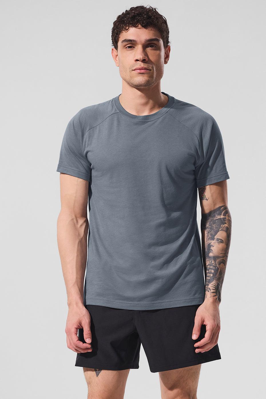 Triumph Raglan Tee - Steel Grey Product Image